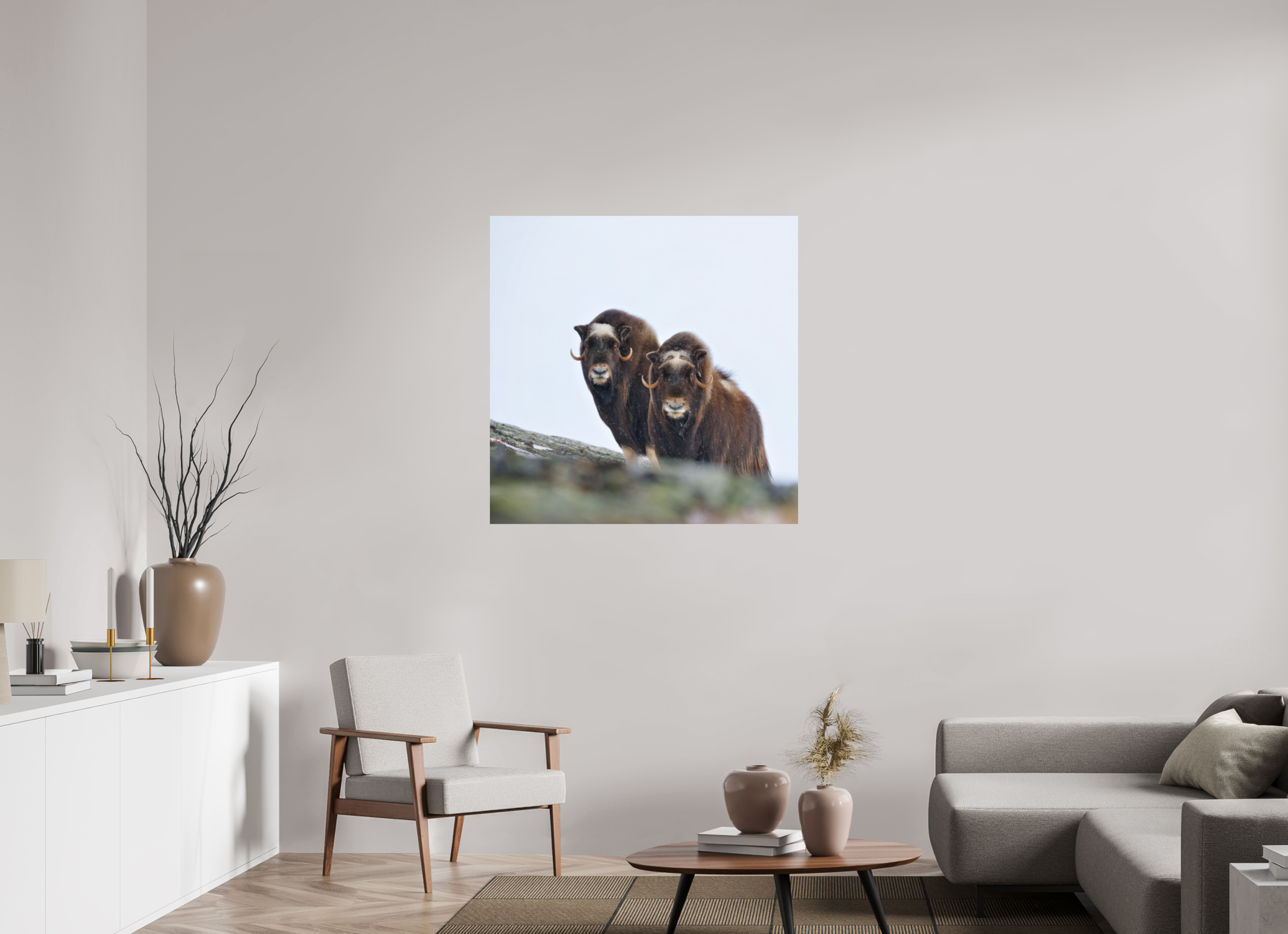 100 x 100 cm, Photo Print On Fuji Crystal DP II The Musk Sisters - Photo Print