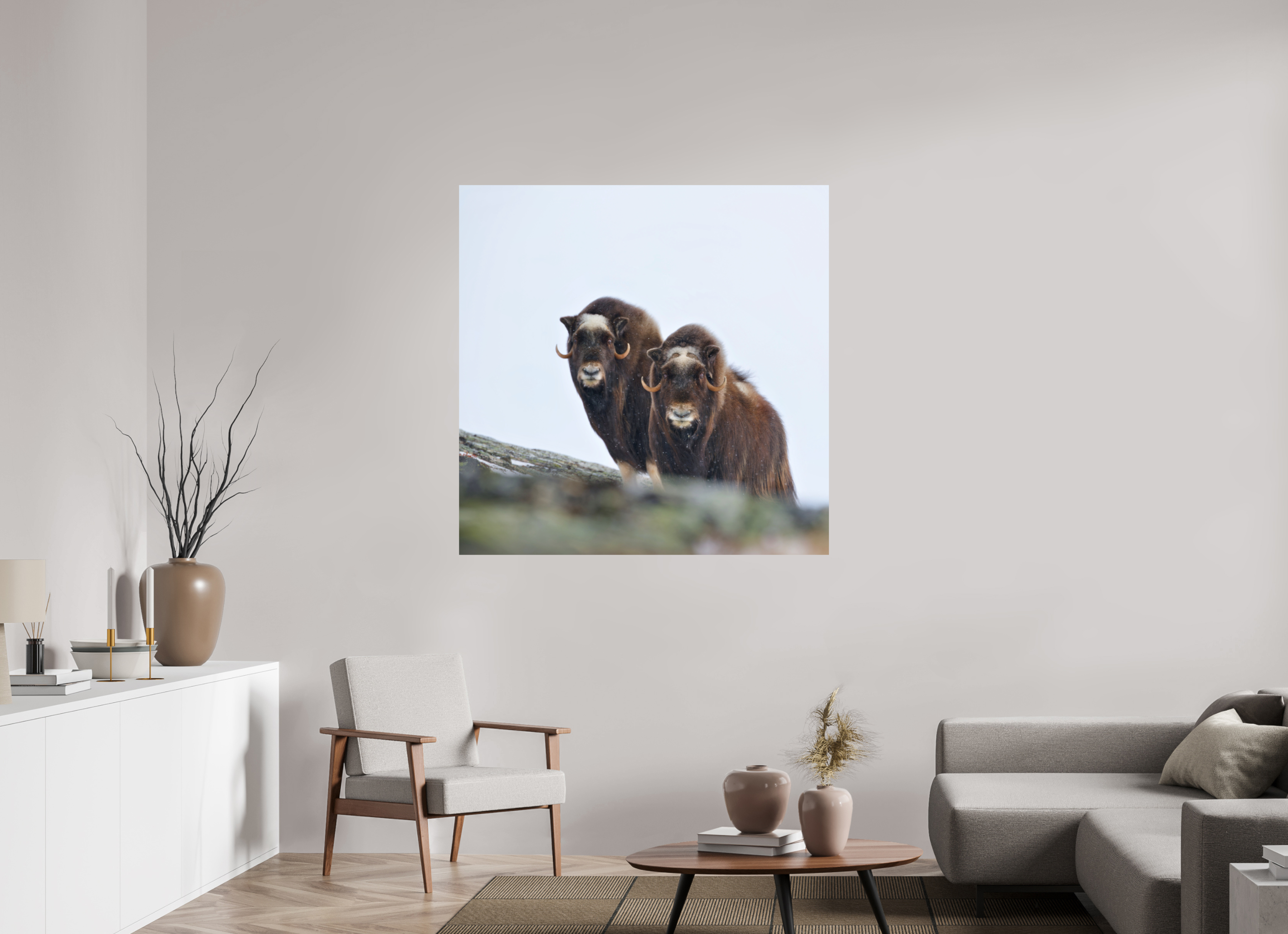 120 x 120 cm, Photo Print On Fuji Crystal DP II The Musk Sisters - Photo Print