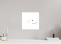 30 x 30 cm, Matte Canvas Fox Head - Strecher Frame