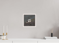 20 x 20 cm, Floater Frame Maple White Matte Acrylic Glass Arctic Fox Scout - Floater Frame Matte