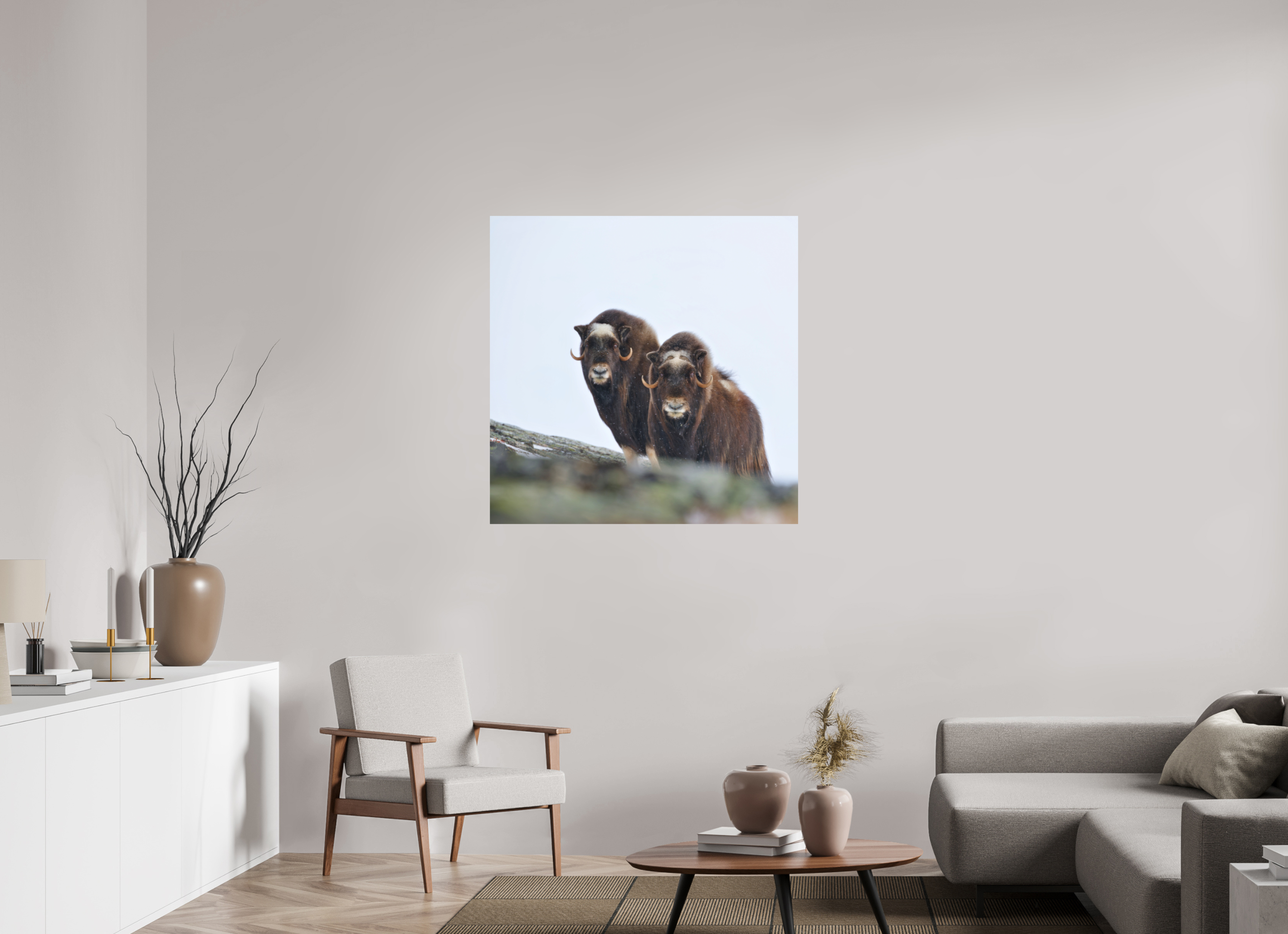 100 x 100 cm, Matte Photo Print The Musk Sisters - Photo Print
